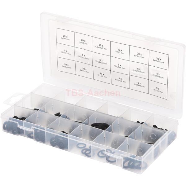 KS-Tools 970.0180 O-rings assortment, internal Ø 3 -22mm, 225 pcs