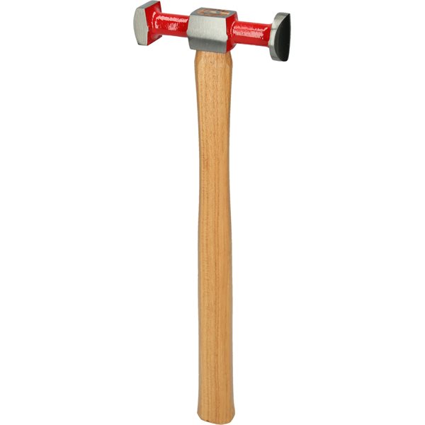 KS-Tools 140.2130 Karosserie-Wölbungshammer,rund/e 