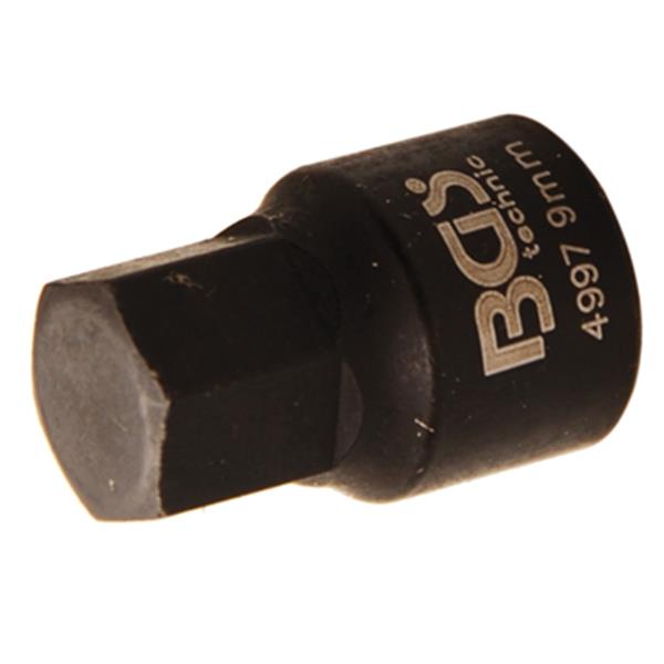 BGS 4997 Brake Calliper Socket, internal Hexagon, extra short, 9 mm