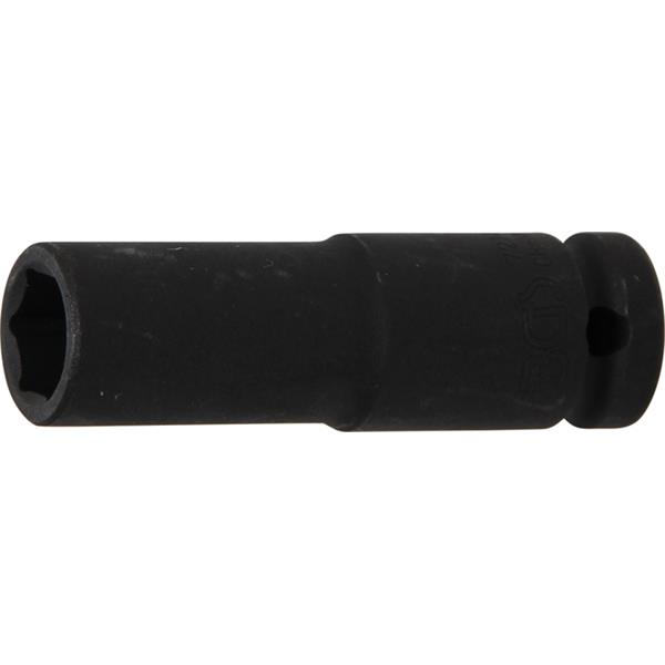 BGS 7214 Kraft-Steckschlüssel-Einsatz Sechskant, t ief, Antrieb Innenvierkant 12,5 mm (1/2"), SW 14 m