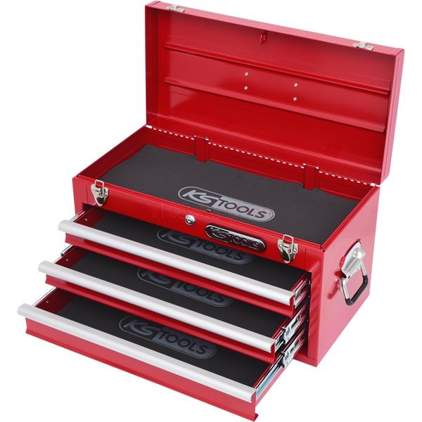 KS-Tools 891.0003 Top box tool chest, red, 508x255 x303mm