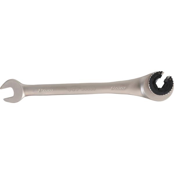 BGS 30839 Ratchet Wrench, open, 9 mm 