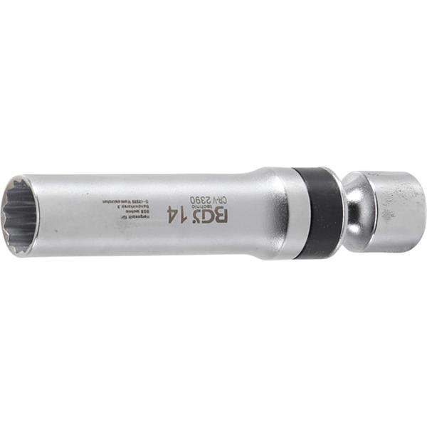 BGS 2390 Spark Plug Socket, 12-point, with Retaini ng Spring, 10 mm (3/8") Drive, 14 mm