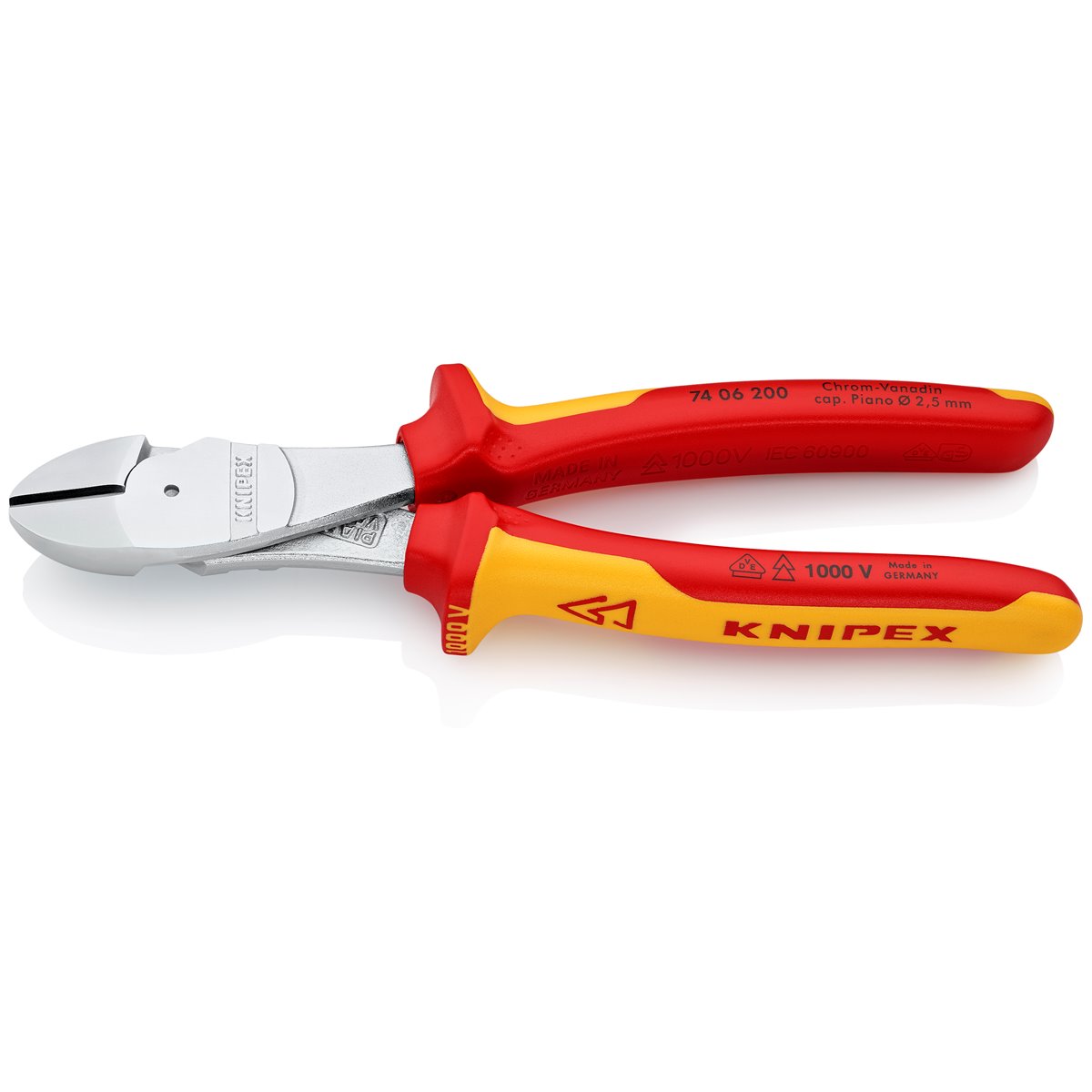 Knipex 74 06 200 Kraftseitenschneider 