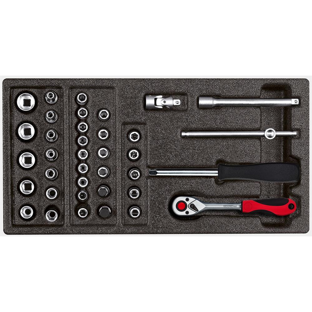 Gedore red R22150006 Socket set /4 2/6 CT-module 3 