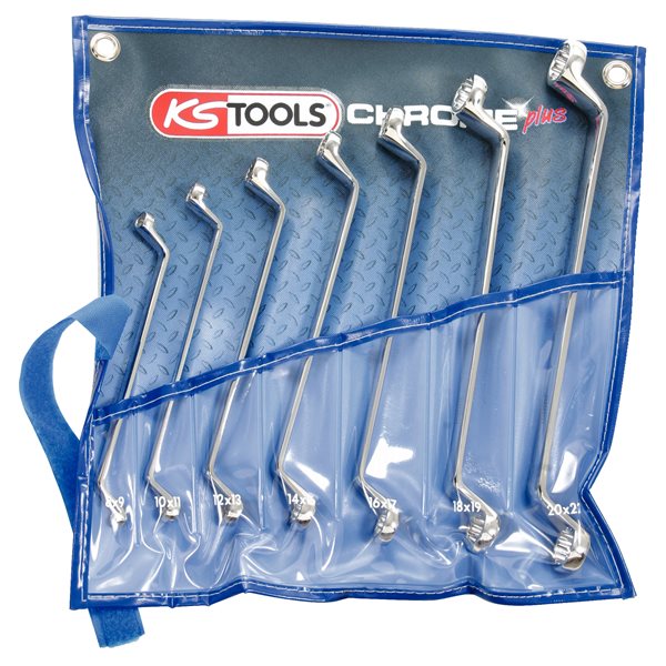 KS-Tools 518.0847 CHROME+ Doppelringschlüssel-Satz 