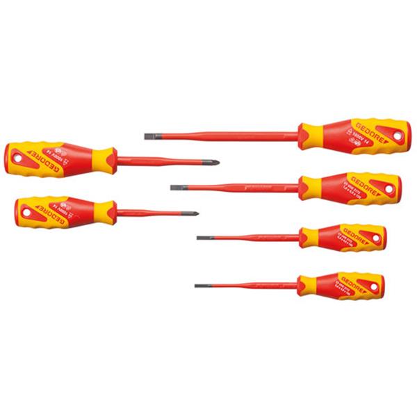 Gedore VDE 2162-2172 PZ-06 VDE Screwdriver set SLI M DRIVE, 6 pcs