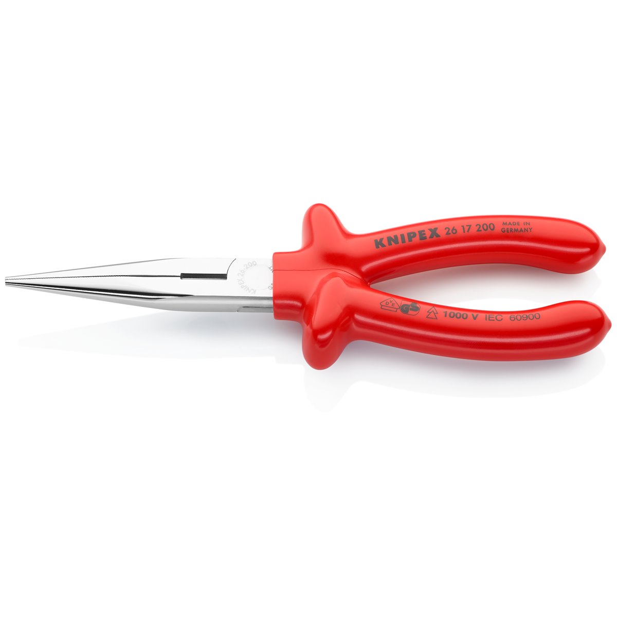 Knipex 26 17 200 SNIPE NOSE SIDE CUTTING PLIERS 