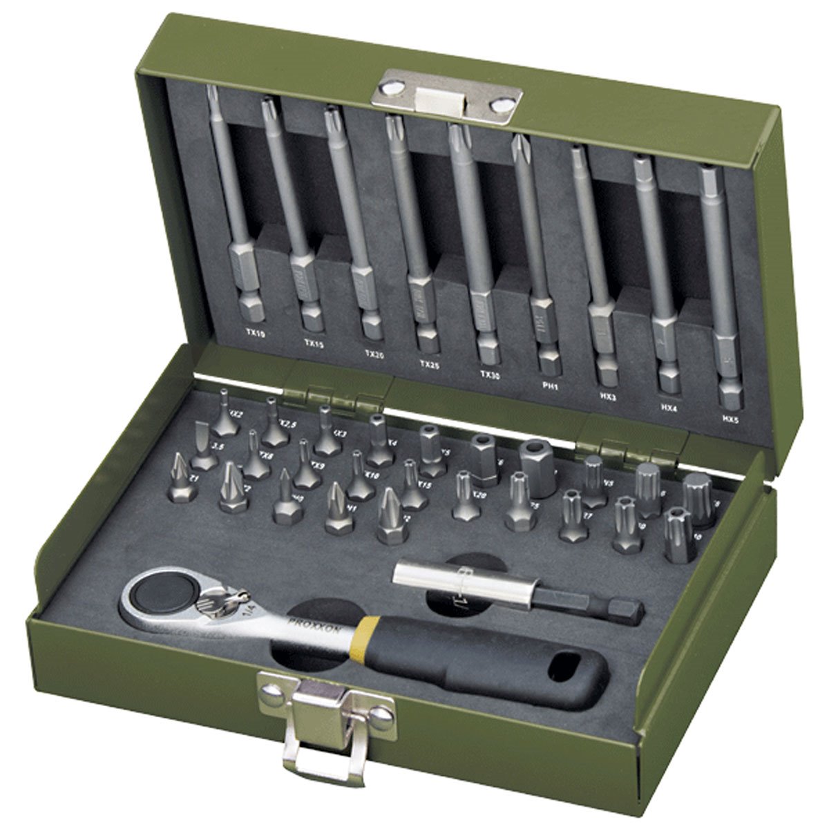 PROXXON 23109 Precision engineers bit set 36-piece 