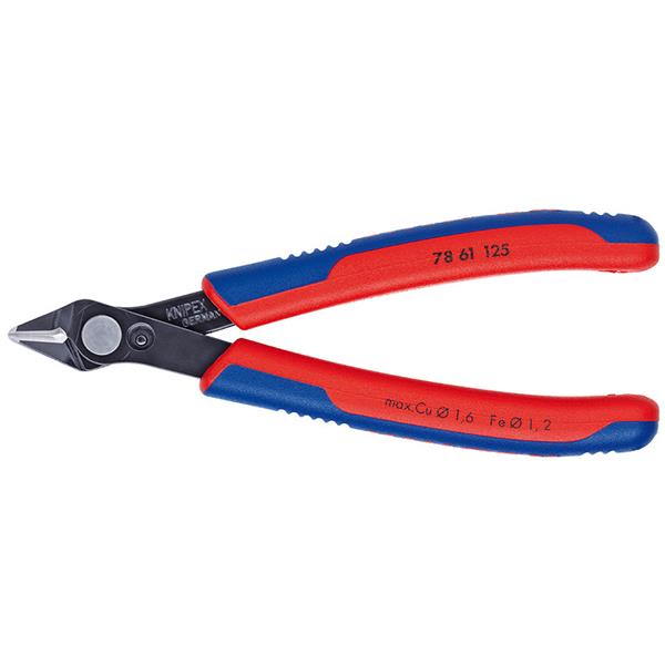 Knipex 78 61 125 Electronic Super Knips burnished with multi-component grips 125 mm