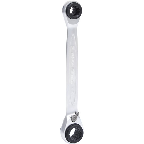 KS-Tools 503.4565 4 in 1 GEARplus umschaltbar Dopp el-Ratschenringschlüssel, 10x13x17x19mm