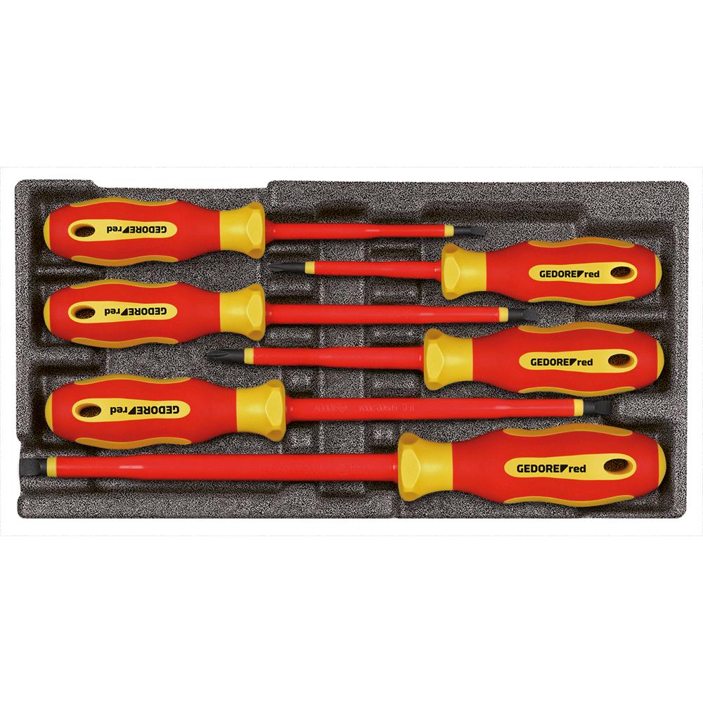 Gedore red R22150016 VDE-screwdriver set 2/6 CT-mo 