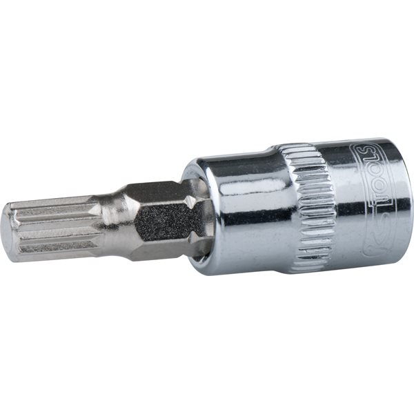 KS-Tools 918.3858 3/8" CHROME+ Bit-Stecknuss XZN 