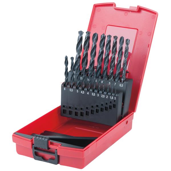 KS-Tools 330.1620 HSS-R Spiralbohrer-Satz,19-tlg.1 