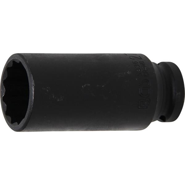 BGS 5336 Kraft-Steckschlüssel-Einsatz Zwölfkant, A ntrieb Innenvierkant 12,5 mm (1/2"), SW 27 mm