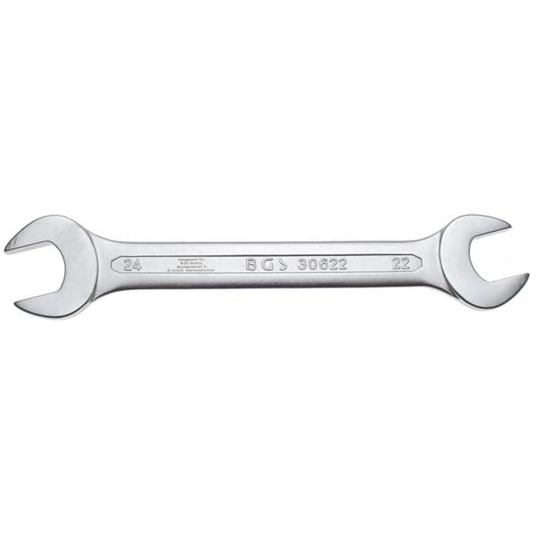 BGS 30622 Doppel-Maulschlüssel, SW 22x24 mm 