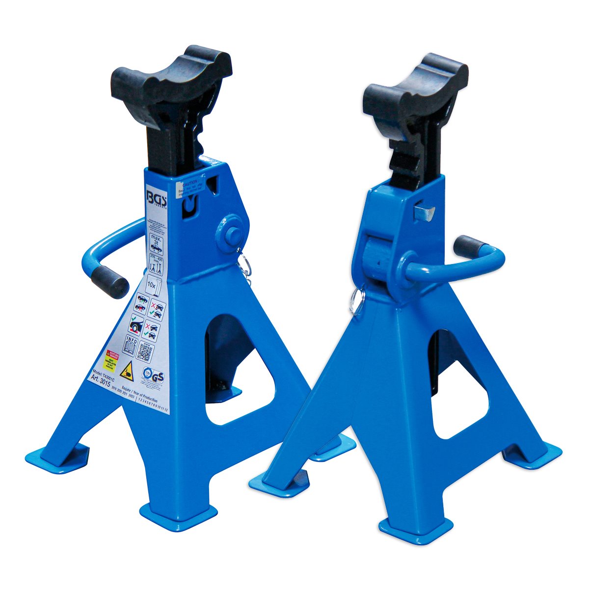 BGS 3015 Axle Stands, load capacity 3000 kg / pair , stroke 276 - 420 mm, 1 pair