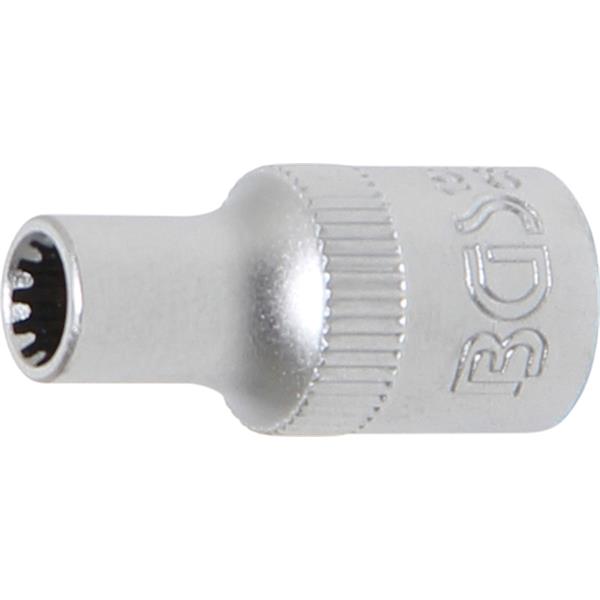 BGS 10101 Steckschlüssel-Einsatz Gear Lock, Antrie b Innenvierkant 6,3 mm (1/4"), SW 4,5 mm