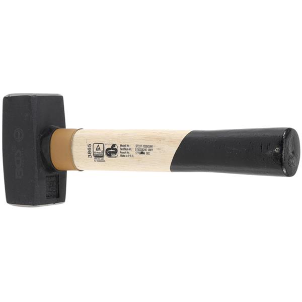 BGS 3865 Stoning Hammer, Wooden Handle, 1000 g 