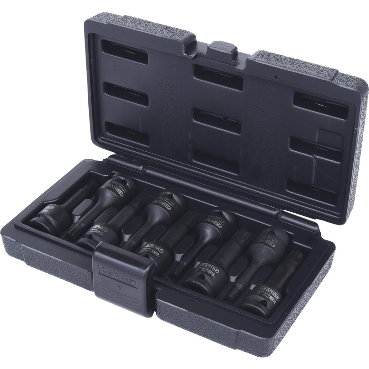 KS-Tools 911.0934 1/2" Impact bit socket set for R IBE screws, 9 pcs