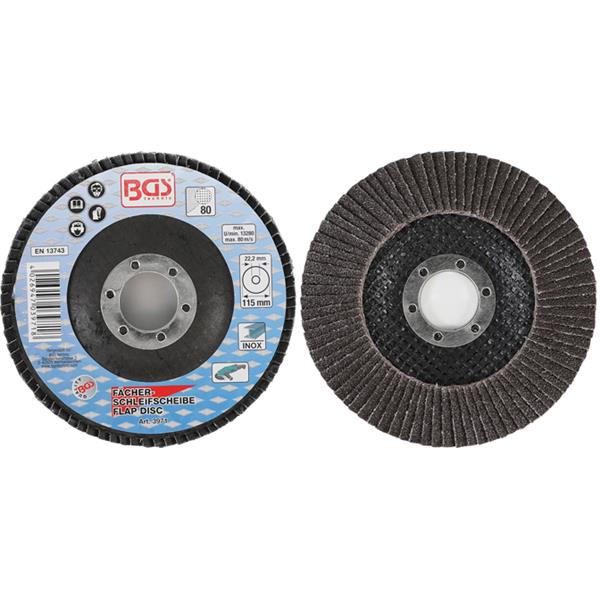 BGS 3971 Flap Disc, Ø 115 mm, K 80 