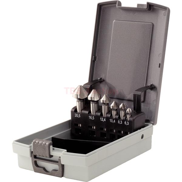 KS-Tools 336.0446 HSS Kegel+Entgratsenker-Satz 90° 
