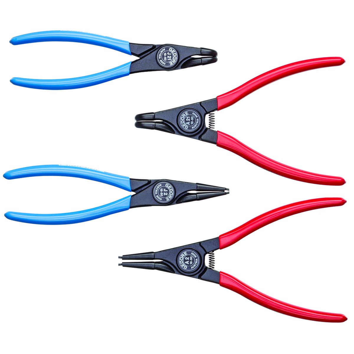 Gedore 1102-001 Set of circlip pliers 4 pcs 