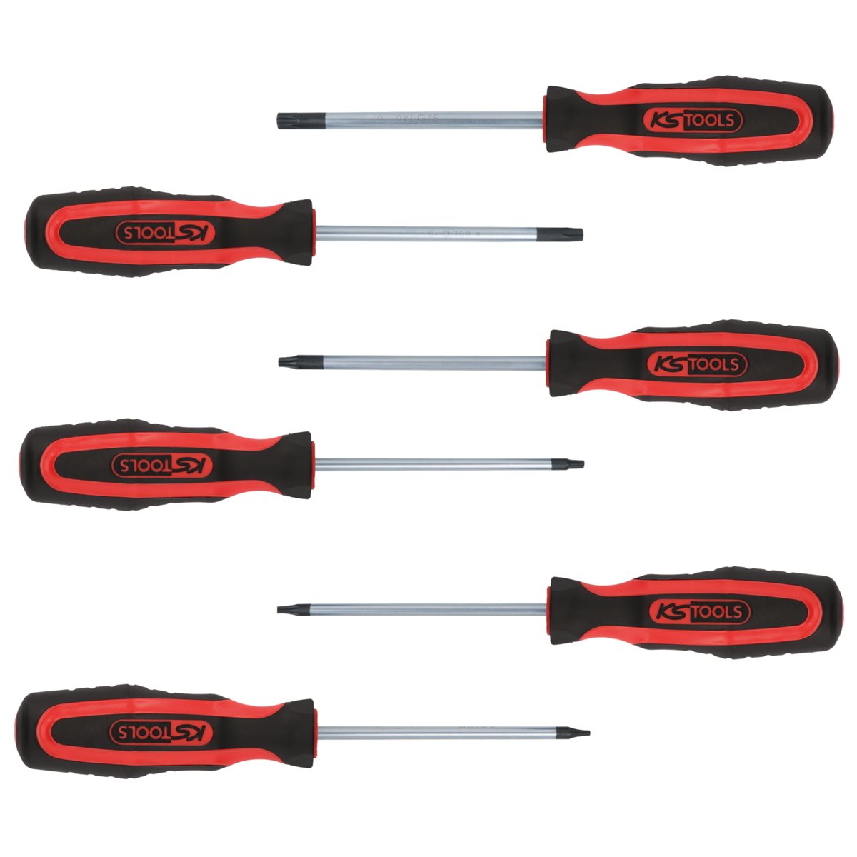 KS-Tools 159.0030 ERGOTORQUEplus screwdriver set, Torx, 6 pcs