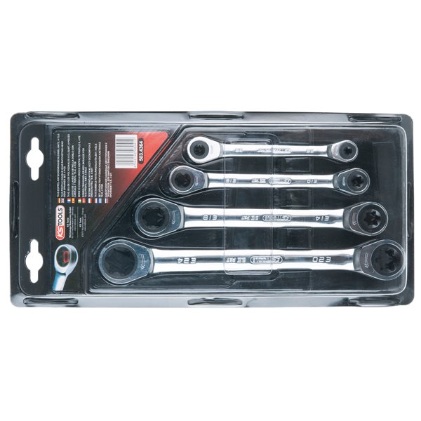 KS-Tools 503.4364 GEAR+TXE-Doppelringschlüssel-Sat 