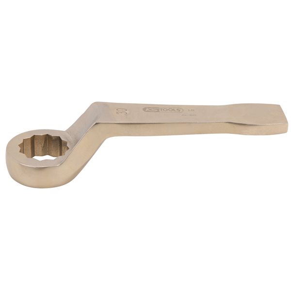 KS-Tools 963.7843 BRONZEplus Schlag-Ringschlüssel gekröpft 60 mm