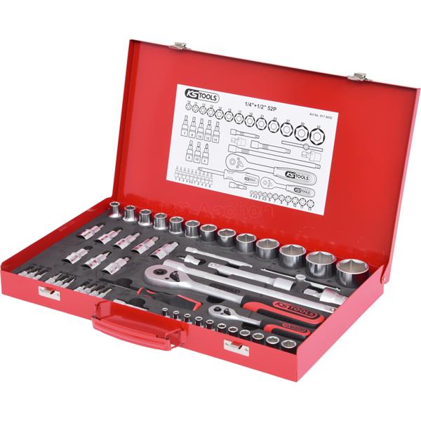 KS-Tools 917.4052 1/4"+1/2" Steckschlüssel-Satz 