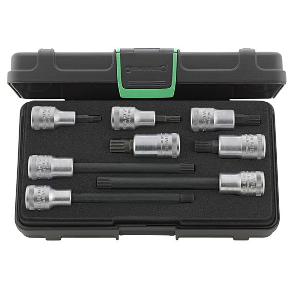 Stahlwille 3054X/54X/8 KN Socket Set 1/2" 