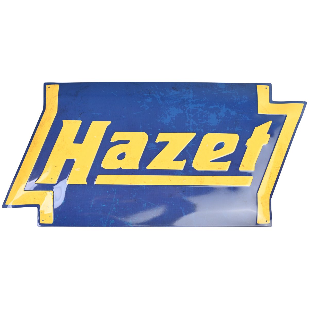 Hazet Logo Vintage Blechschild 287 mm x 600 mm  Logo aus den Jahren 1950 - 1964