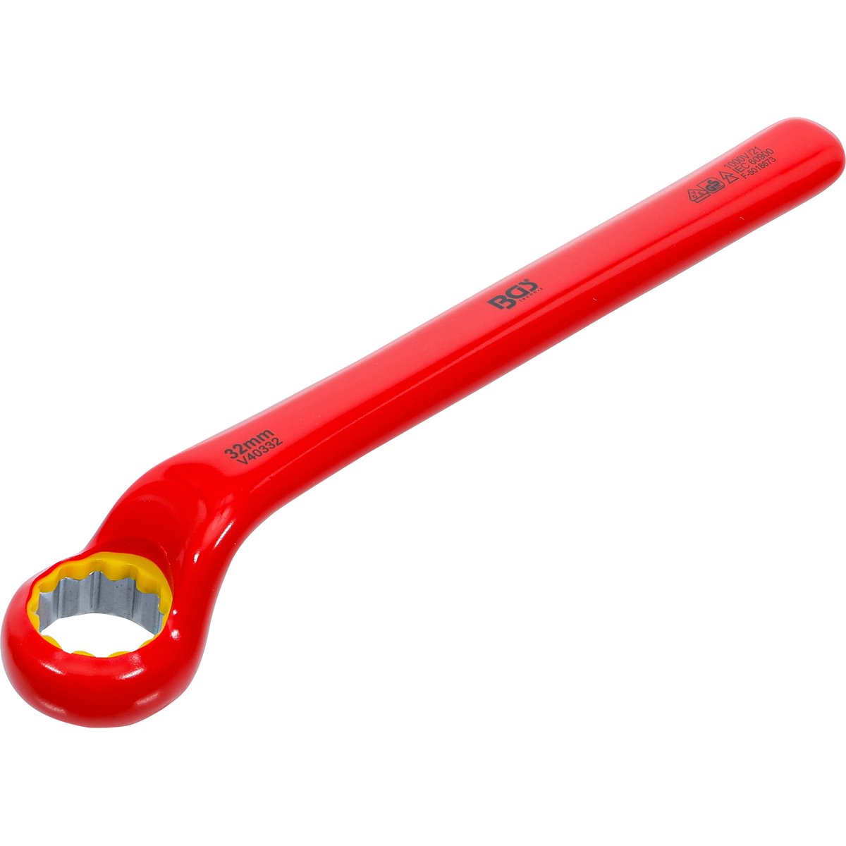 BGS 72032 VDE Single End Ring Spanner, deep offset end, 32 mm