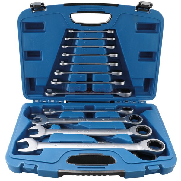 BGS 6542 Ratchet Combination Wrench Set, 8 - 32 mm , 13 pcs.