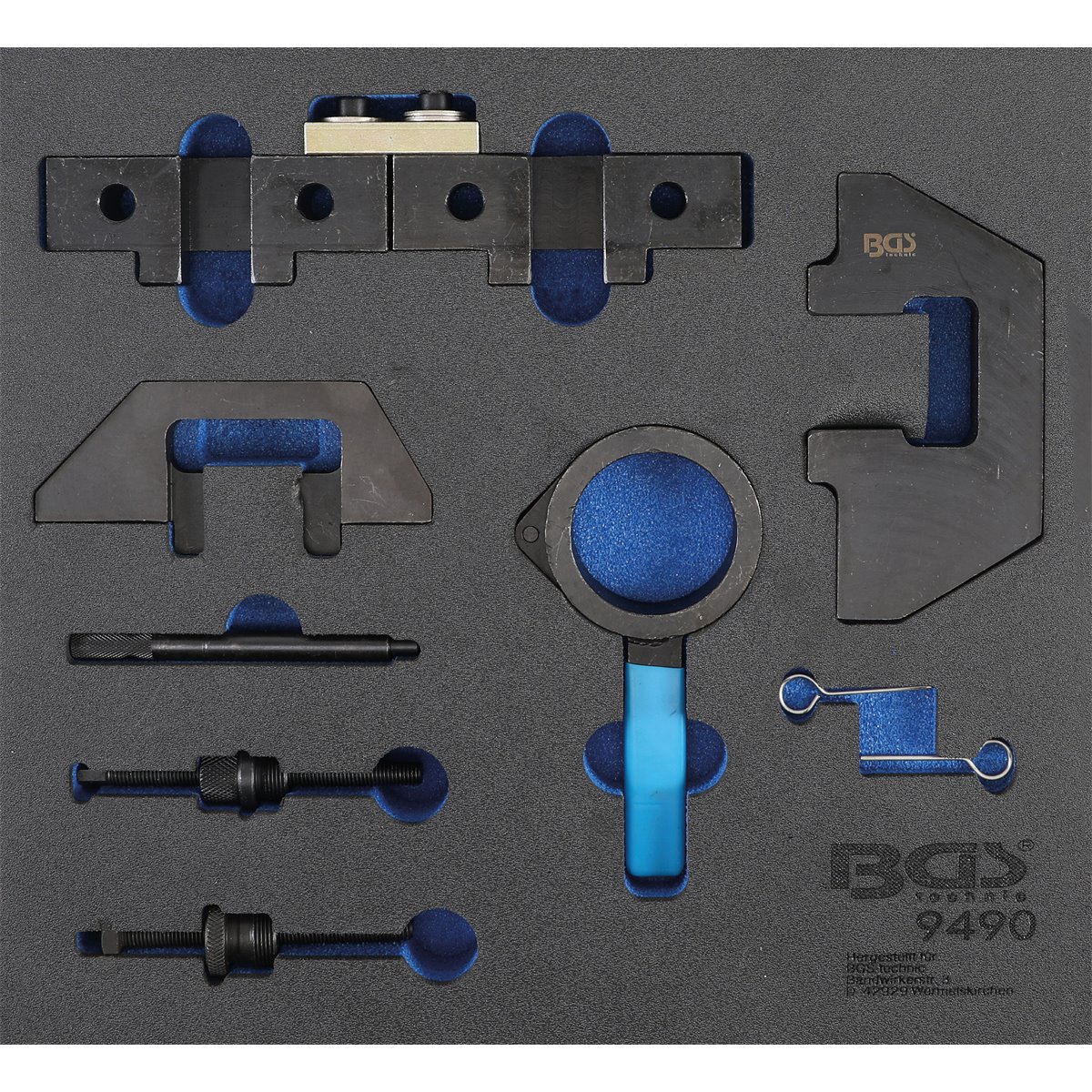 BGS 9490 Tool Tray 2/3: Engine Timing Tool Set, fo r BMW M42, M43, M50, M52, M60, M51
