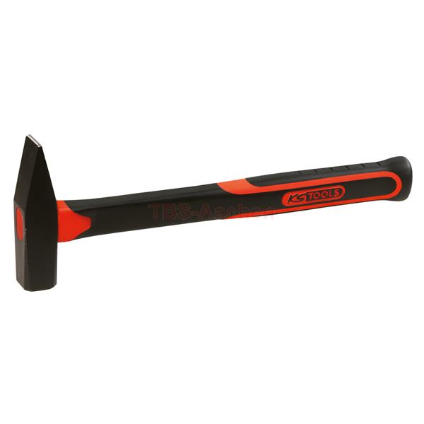 KS-Tools 142.1381 Schlosserhammer m.Fiberglasstiel 