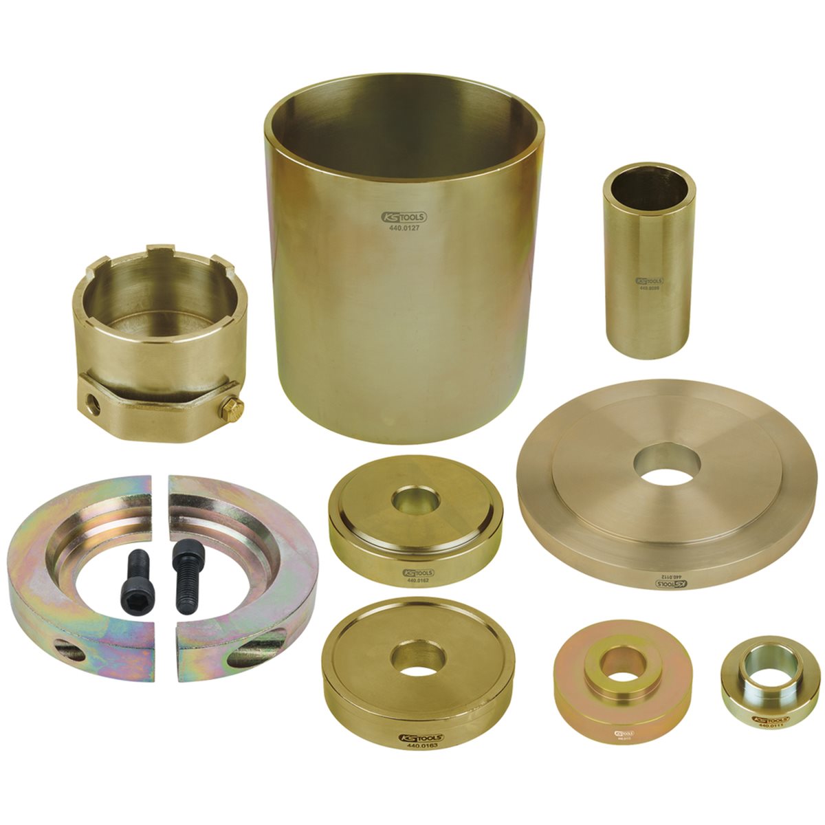 KS-Tools 440.0160 Radlager-Satz, vorne für Renault / Nissan / Opel 2002-10, 9-tlg.