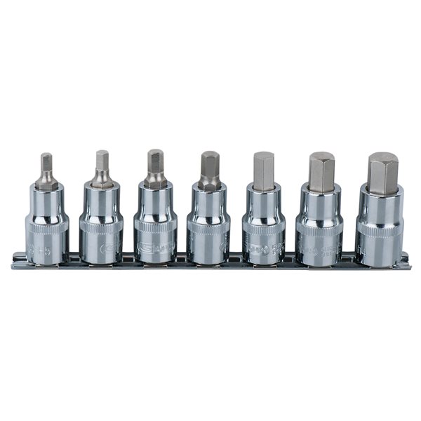 KS-Tools 918.1335 1/2"CHROME+Bit-Stecknuss-Satz 