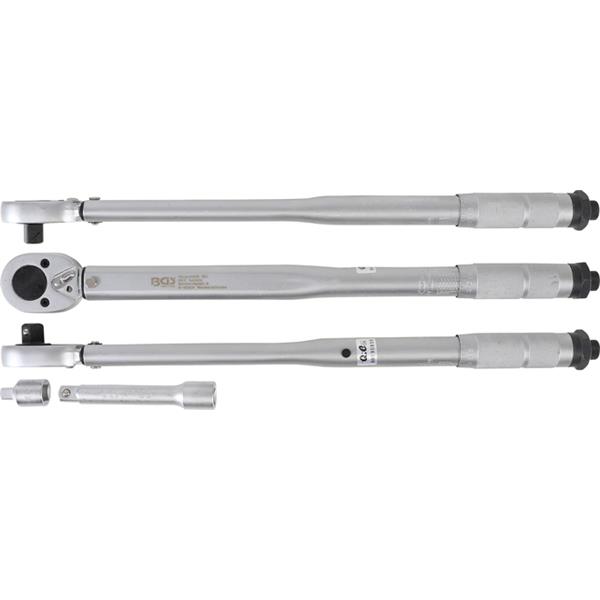 BGS 98 Torque Wrench + Adaptor + Extension Bar, 12 .5 mm (1/2"), 28 - 210 Nm