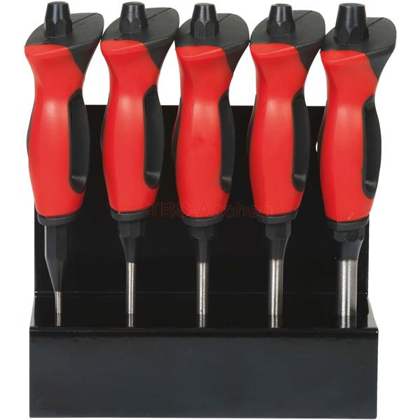 KS-Tools 156.0220 Punch set with hand protection g rip,5 pcs