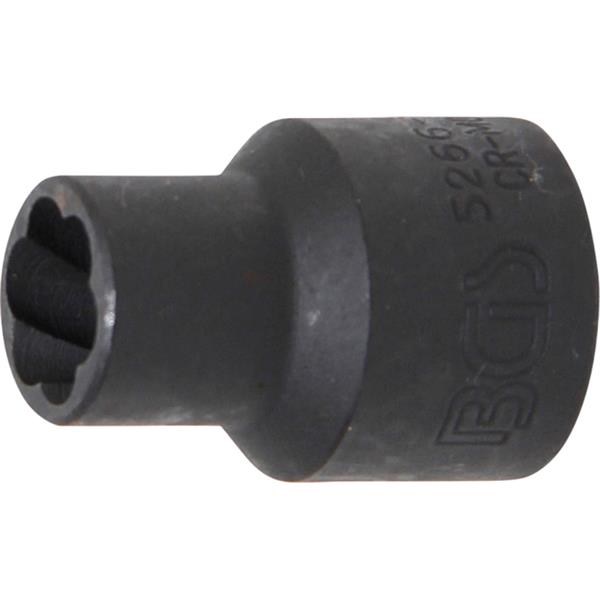 BGS 5266-11 Twist Socket (Spiral Profile) / Screw Extractor, 12.5 mm (1/2") Drive, 11 mm