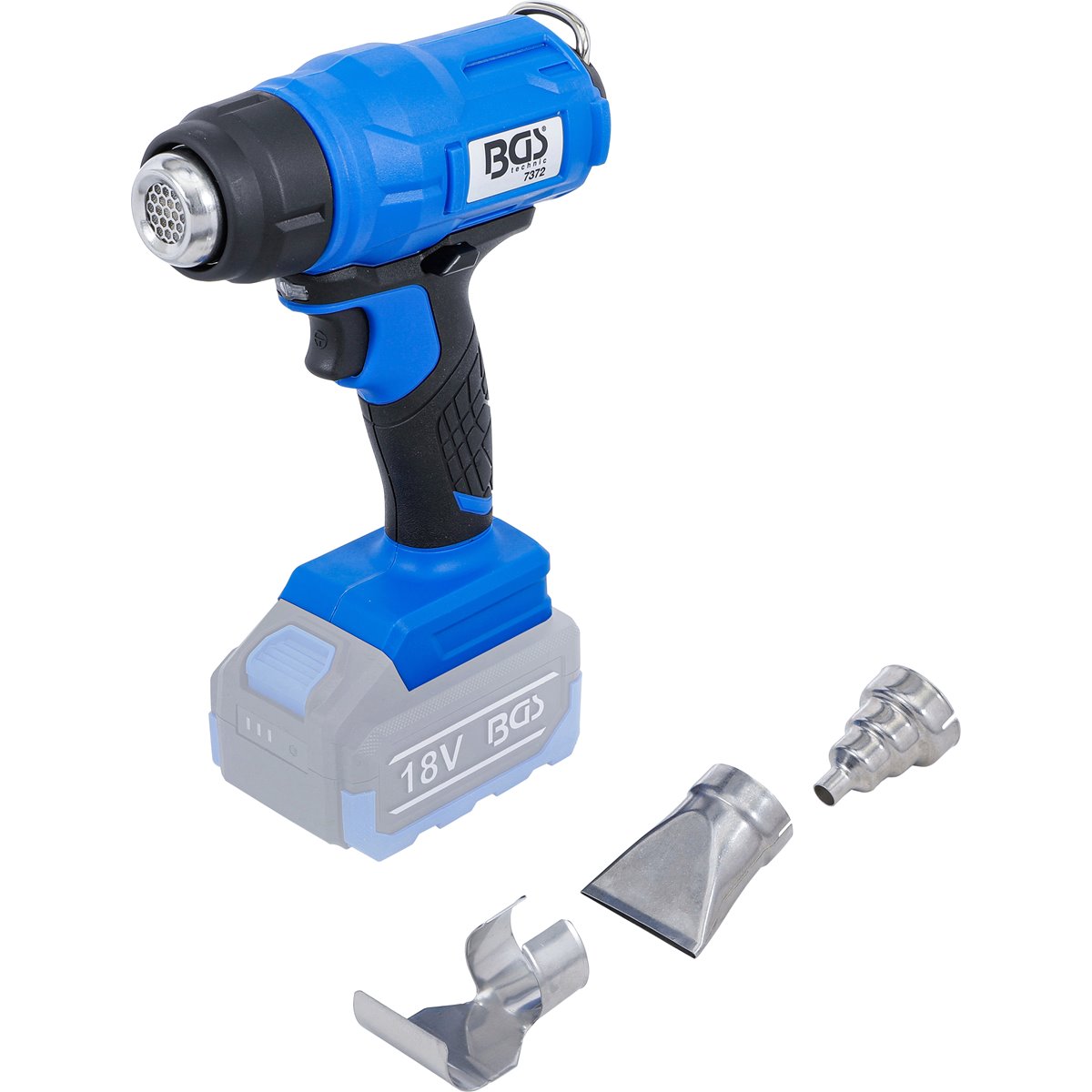 BGS 7372 Cordless Heat Gun, 18 V, without recharge able Battery