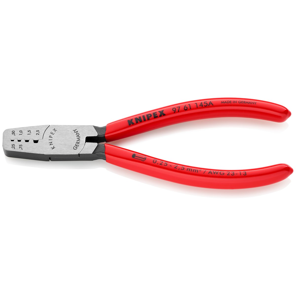 Knipex 97 61 145 A CRIMPING PLIERS F. CABLE LINKS 
