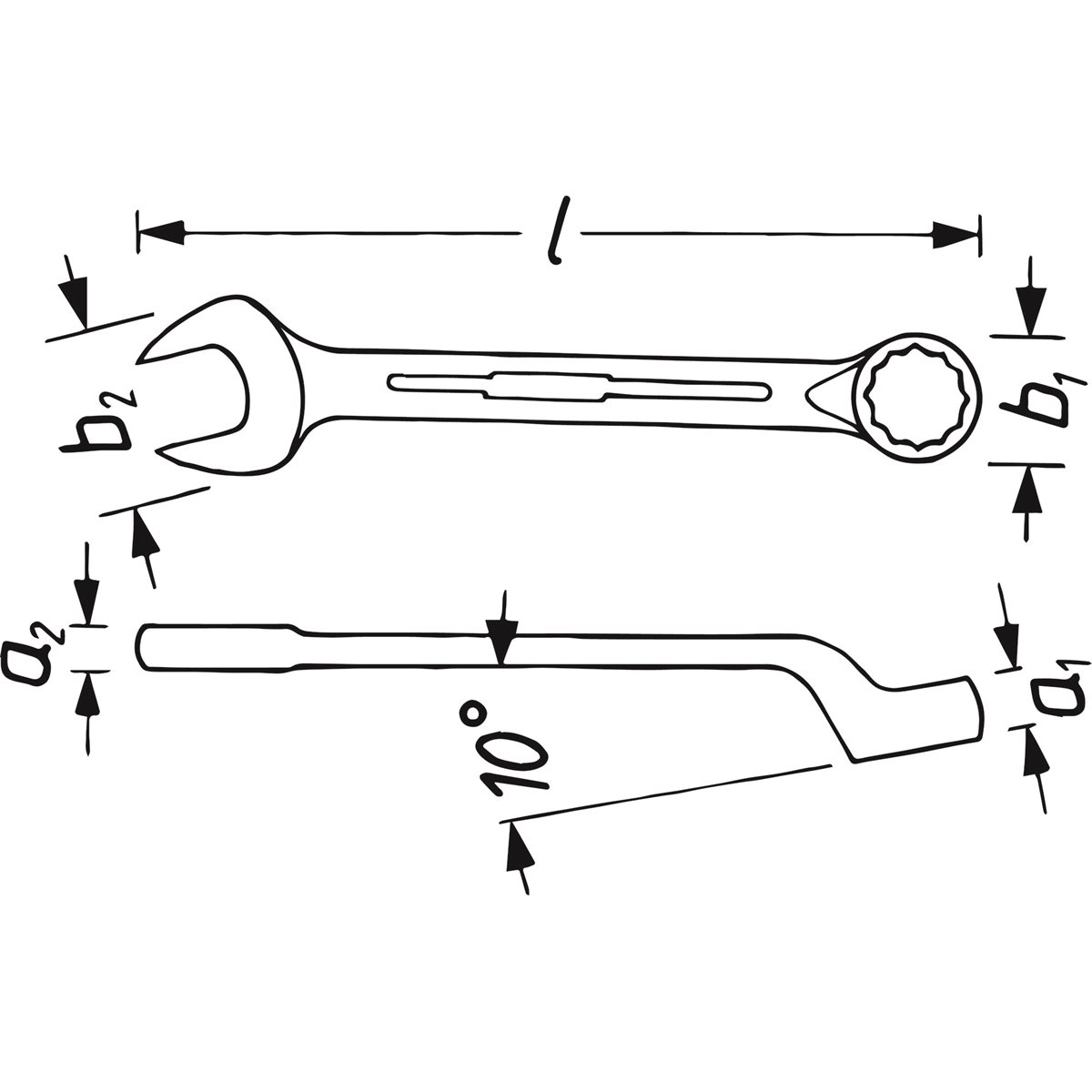 Hazet 603-12 Ring-Maulschlüssel 12mm