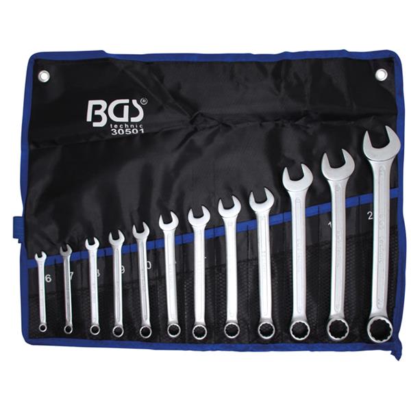 BGS 30501 Combination Spanner Set, 6 - 22 mm, 12 p cs.