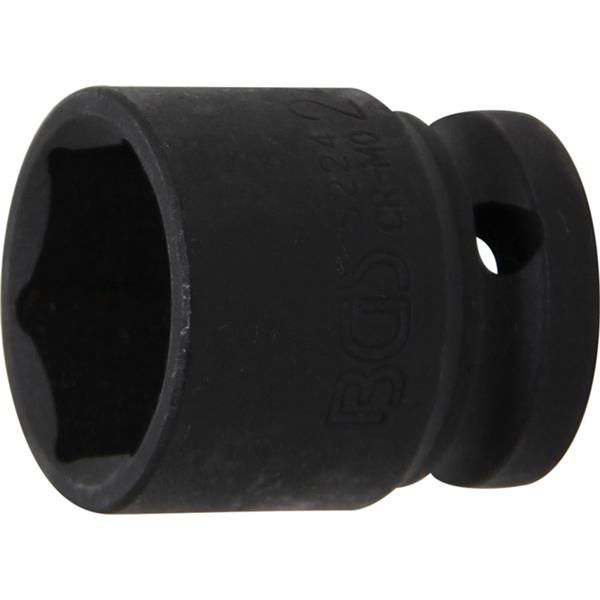 BGS 5224 Kraft-Steckschlüssel-Einsatz Sechskant, A ntrieb Innenvierkant 12,5 mm (1/2"), SW 24 mm