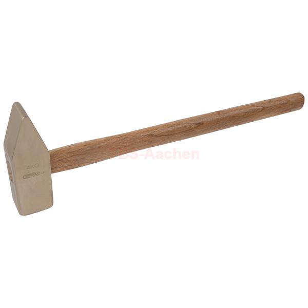 KS-Tools 963.2031 BRONZEplus Vorschlaghammer 3000 g, mit Hickorystiel
