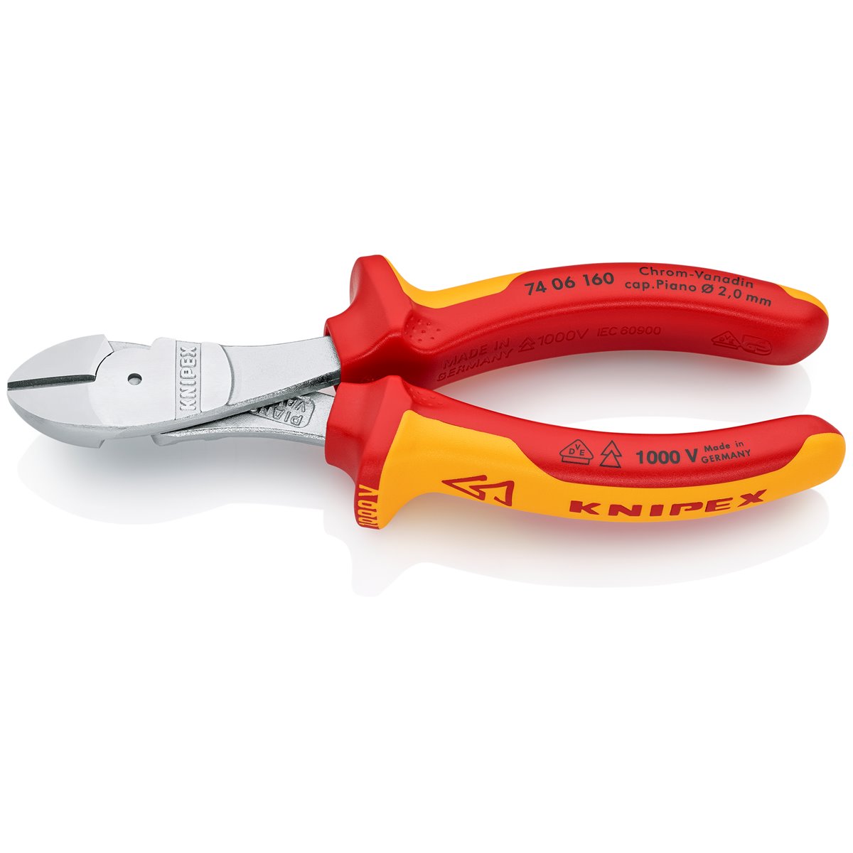Knipex 74 06 160 Kraftseitenschneider 