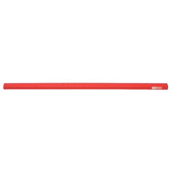 KS-Tools 300.0070 Zimmermanns-Bleistift,rot,HB 